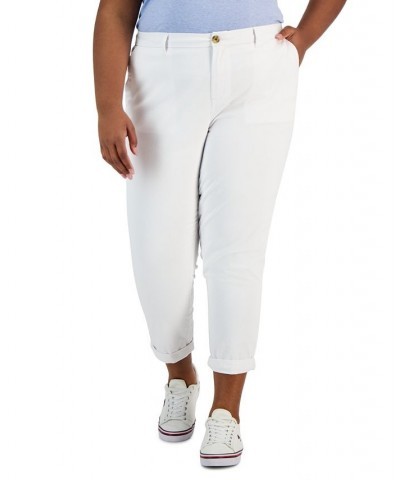 TH Flex Plus Size Hampton Chino Pants White $26.65 Pants