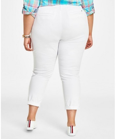 TH Flex Plus Size Hampton Chino Pants White $26.65 Pants