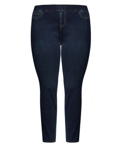 Plus Size High Rise Jeggings Dark Wash $33.60 Jeans