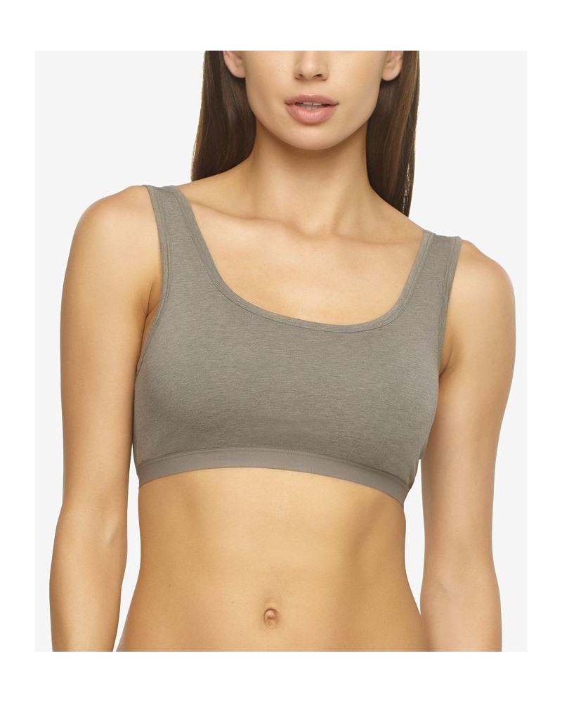 Organic Cotton Bralette Gray $13.72 Bras