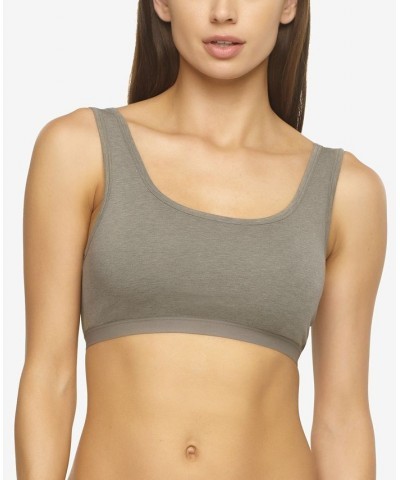 Organic Cotton Bralette Gray $13.72 Bras