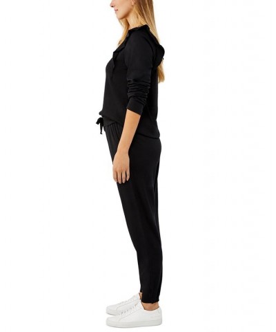 Mineral Wash Maternity Jogger Pants Black $40.65 Pants