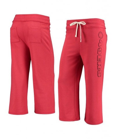 Women's Scarlet San Francisco 49ers Cropped Pants Scarlet $35.69 Pants