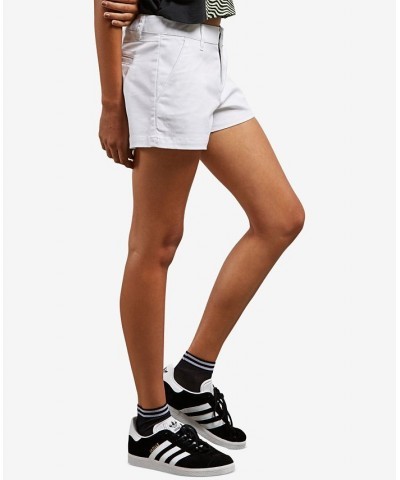 Juniors' Frochickie Low-Rise Shorts White $29.12 Shorts