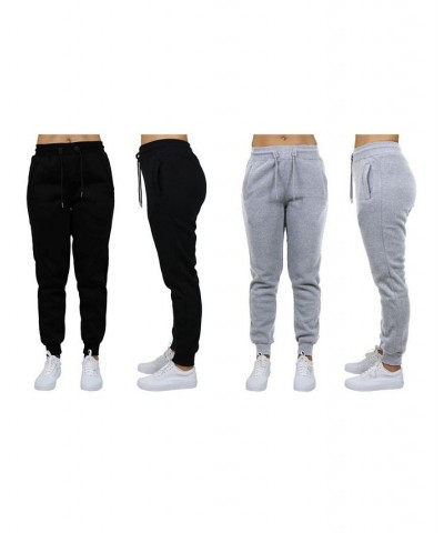 Women's Loose Fit Fleece Jogger Sweatpants Pack of 2 Navy $27.00 Pants