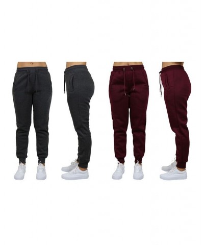 Women's Loose Fit Fleece Jogger Sweatpants Pack of 2 Navy $27.00 Pants