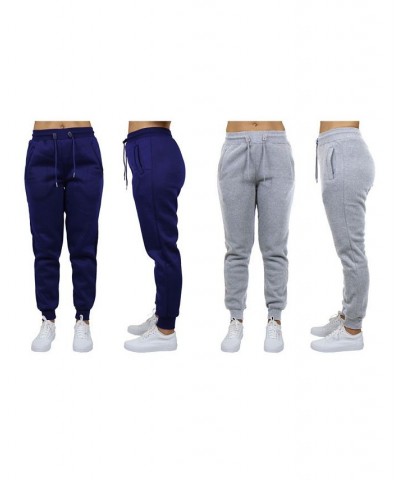 Women's Loose Fit Fleece Jogger Sweatpants Pack of 2 Navy $27.00 Pants