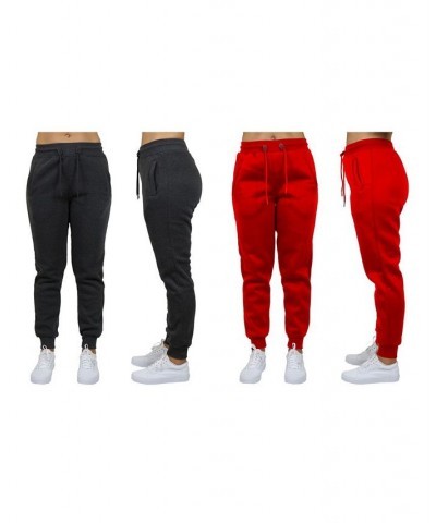 Women's Loose Fit Fleece Jogger Sweatpants Pack of 2 Navy $27.00 Pants