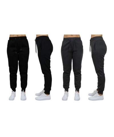 Women's Loose Fit Fleece Jogger Sweatpants Pack of 2 Navy $27.00 Pants