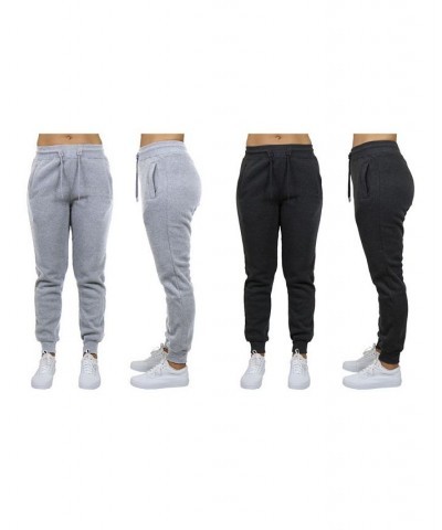 Women's Loose Fit Fleece Jogger Sweatpants Pack of 2 Navy $27.00 Pants