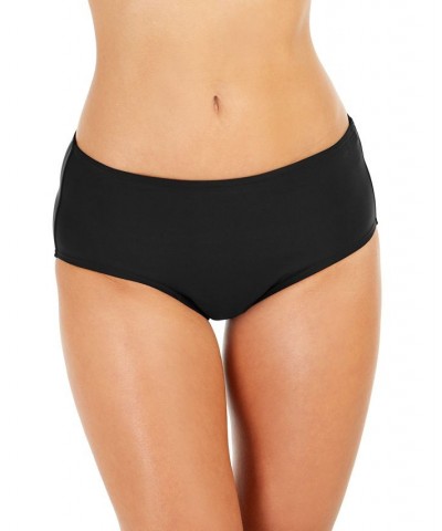 Women's Printed Twist Tummy-Control Tankini Top & Hipster Bikini Bottoms Black $45.76 Swimsuits