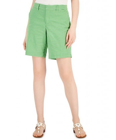 Women's TH Flex Gingham Chino Shorts Green $26.54 Shorts