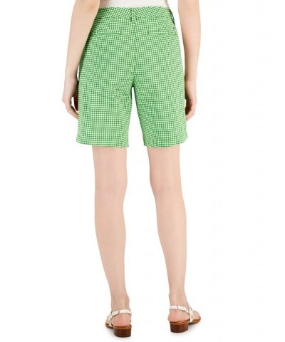 Women's TH Flex Gingham Chino Shorts Green $26.54 Shorts