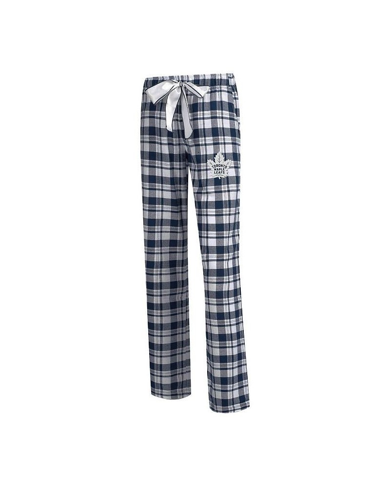 Women's Navy Toronto Maple Leafs Plus Size Piedmont Flannel Pants Navy $26.40 Pajama