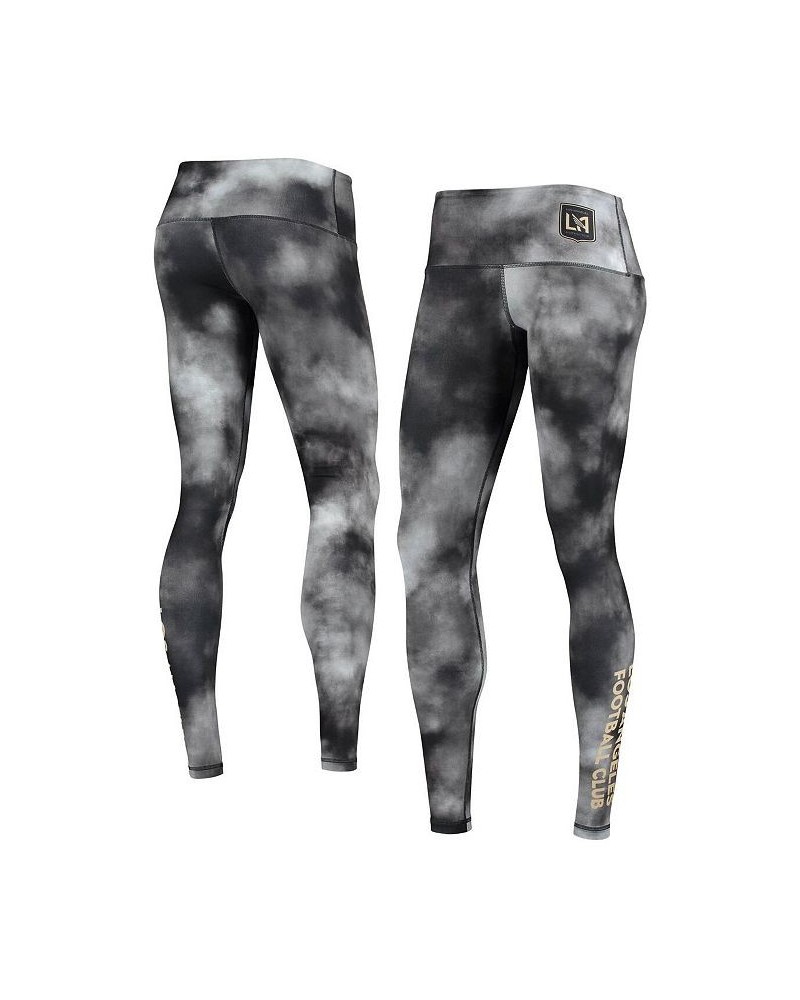 Women's Black LAFC Smoke Leggings Black $35.99 Pants