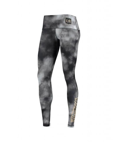 Women's Black LAFC Smoke Leggings Black $35.99 Pants