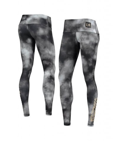 Women's Black LAFC Smoke Leggings Black $35.99 Pants