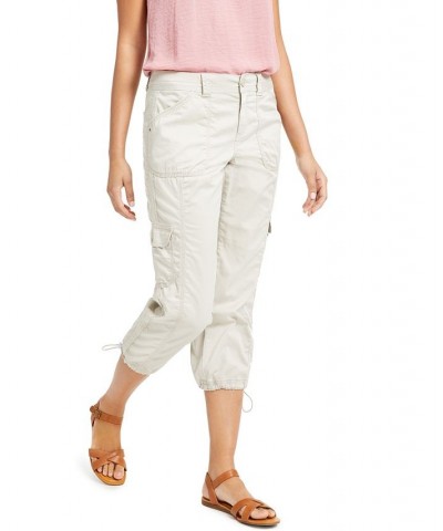 Women's Cargo Capri Pants Stonewall $13.39 Pants