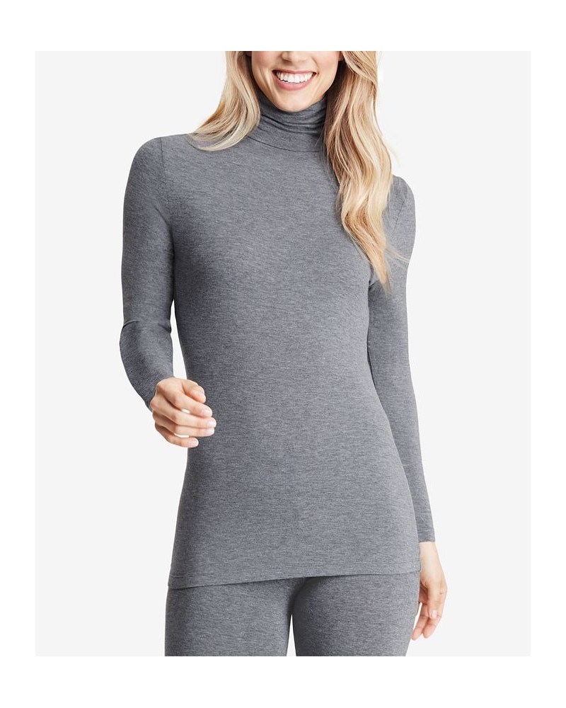 Softwear with Stretch Turtleneck Charcoal $13.07 Tops