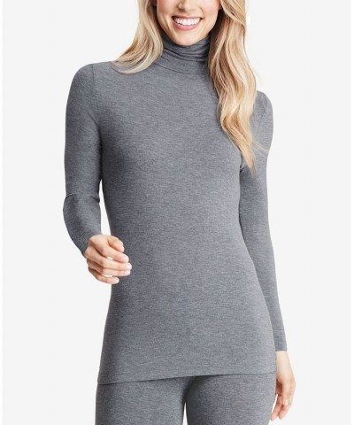 Softwear with Stretch Turtleneck Charcoal $13.07 Tops