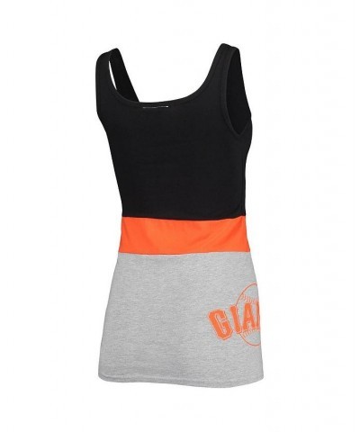 Women's Black San Francisco Giants Tri-Blend Tank Top Black $22.05 Tops