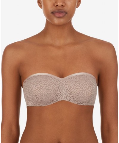 Modern Lace Unlined Strapless Bra DK4025 Tan/Beige $16.54 Bras