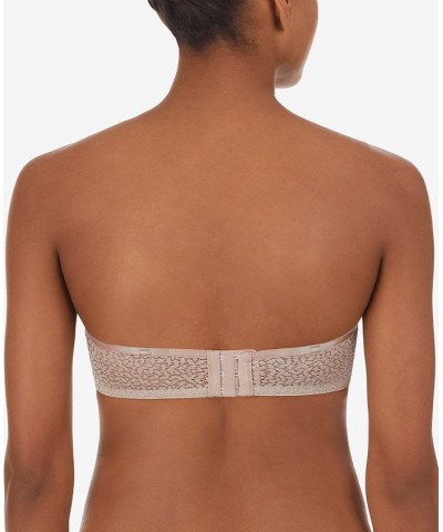 Modern Lace Unlined Strapless Bra DK4025 Tan/Beige $16.54 Bras