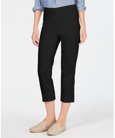 Women's Chelsea Pull-On Tummy-Control Capris Black $17.09 Pants