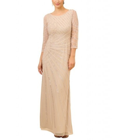 Embellished 3/4-Sleeve Gown Lead $95.79 Dresses