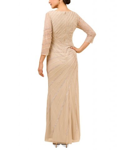 Embellished 3/4-Sleeve Gown Lead $95.79 Dresses