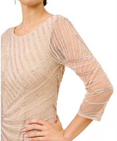 Embellished 3/4-Sleeve Gown Lead $95.79 Dresses