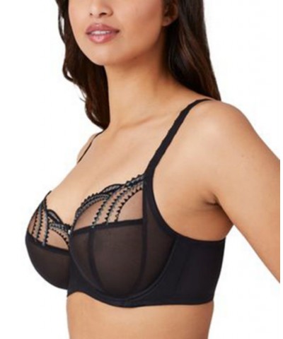 Women's Evocative Edge Underwire Bra Lingerie 855304 Black $21.84 Bras