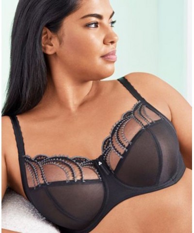 Women's Evocative Edge Underwire Bra Lingerie 855304 Black $21.84 Bras