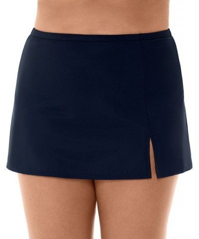 Plus Size Swim Skirt Black $35.52 Swimsuits