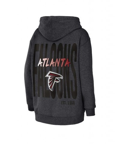 Women's Heather Charcoal Atlanta Falcons Fleece Pullover Hoodie Heather Charcoal $34.40 Sweatshirts