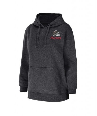 Women's Heather Charcoal Atlanta Falcons Fleece Pullover Hoodie Heather Charcoal $34.40 Sweatshirts