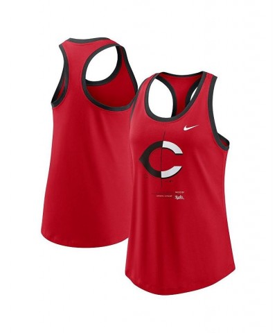 Women's Red Cincinnati Reds Tech Tank Top Red $24.74 Tops