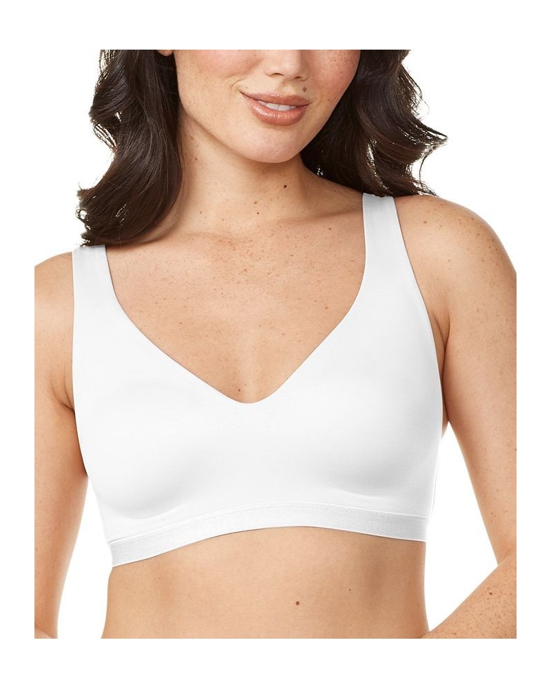 Warners Cloud 9 Super Soft Smooth Invisible Look Wireless Lightly Lined Comfort Bra RM1041A White $15.67 Bras