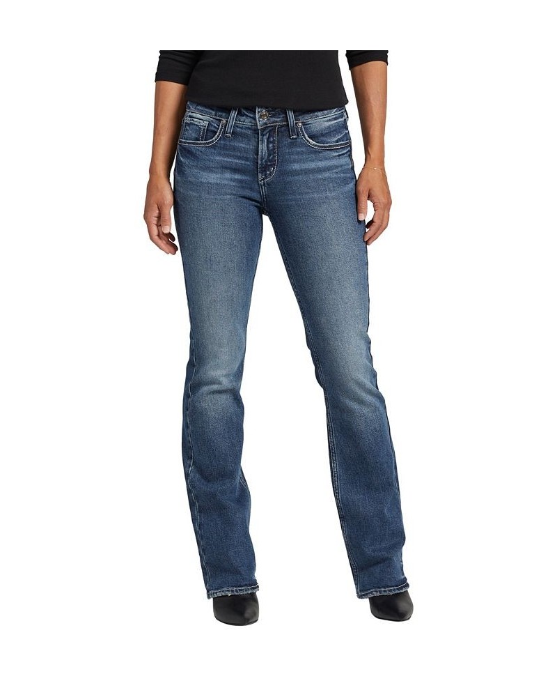 Women's Suki Mid Rise Bootcut Jeans Indigo $40.42 Jeans