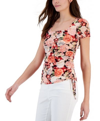 Women's Mesh Side-Tie Top Emma Garden A $24.28 Tops