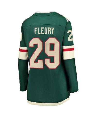 Women's Branded Marc-Andre Fleury Green Minnesota Wild Home Premier Breakaway Player Jersey Green $52.80 Jersey