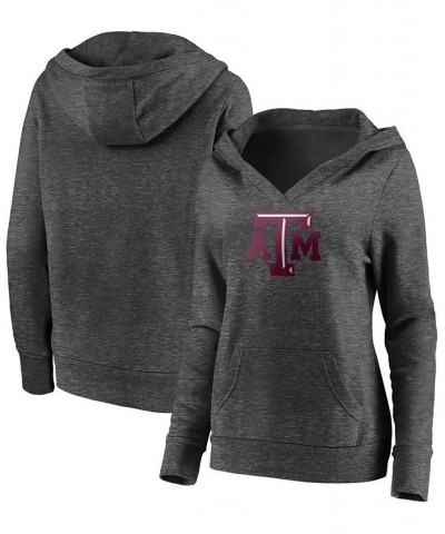 Plus Size Heathered Charcoal Texas A&M Aggies Primary Logo V-Neck Pullover Hoodie Heather Charcoal $30.00 Sweatshirts