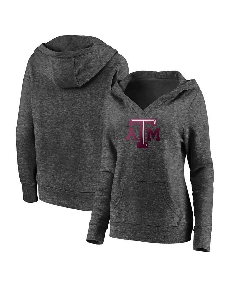 Plus Size Heathered Charcoal Texas A&M Aggies Primary Logo V-Neck Pullover Hoodie Heather Charcoal $30.00 Sweatshirts