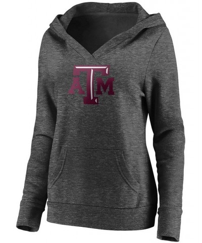 Plus Size Heathered Charcoal Texas A&M Aggies Primary Logo V-Neck Pullover Hoodie Heather Charcoal $30.00 Sweatshirts