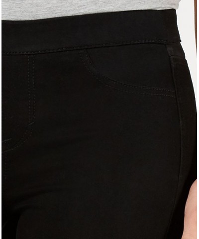 Petite Pull-On Jeggings Black Rinse $13.20 Jeans