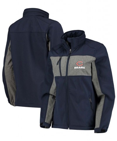 Women's Navy Chicago Bears Zephyr Softshell Full-Zip Jacket Navy $36.30 Jackets