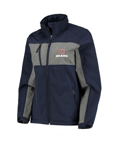 Women's Navy Chicago Bears Zephyr Softshell Full-Zip Jacket Navy $36.30 Jackets