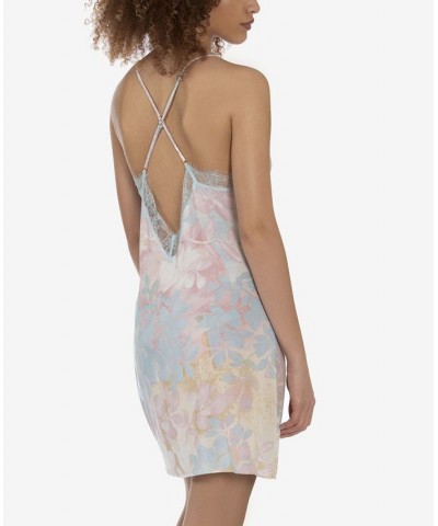 Women's Nikki Sunrise Floral Chemise Cream $13.33 Sleepwear