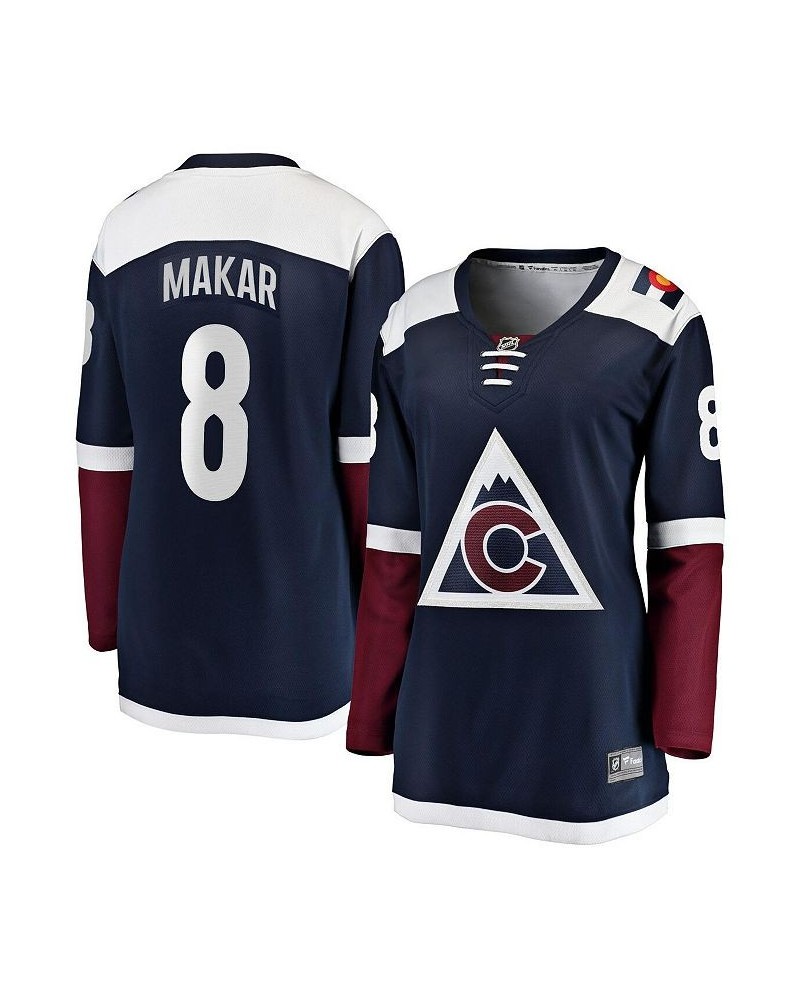 Women's Branded Cale Makar Navy Colorado Avalanche Alternate Premier Breakaway Player Jersey Navy $49.50 Jersey