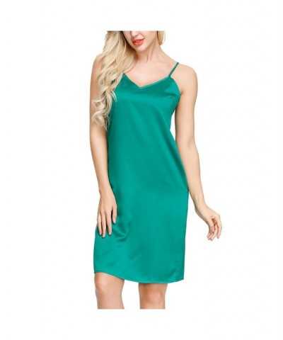 Women's Chemise Lingerie 35" HPS Green $20.16 Sleepwear